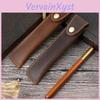 Retro Genuine Fountain Case Pen Leather Handmade Pencil Bag Pen Cover Stationery Creative Protective Cover School Supplies