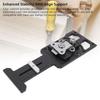 Adjustable Angle Track Saw Square Fit for Festool Aluminum Alloy Track Saw Guide Rail Square with Positive Angle Stop