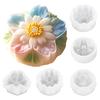 Sakura Flower Rice Cake Silicone Mold Non-Stick Flower Shape Mold for Mooncake Mung