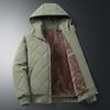 Winter Fashionable Hooded Cotton Jacket with Fleece, Thickened & Trendy, Available for Bidding