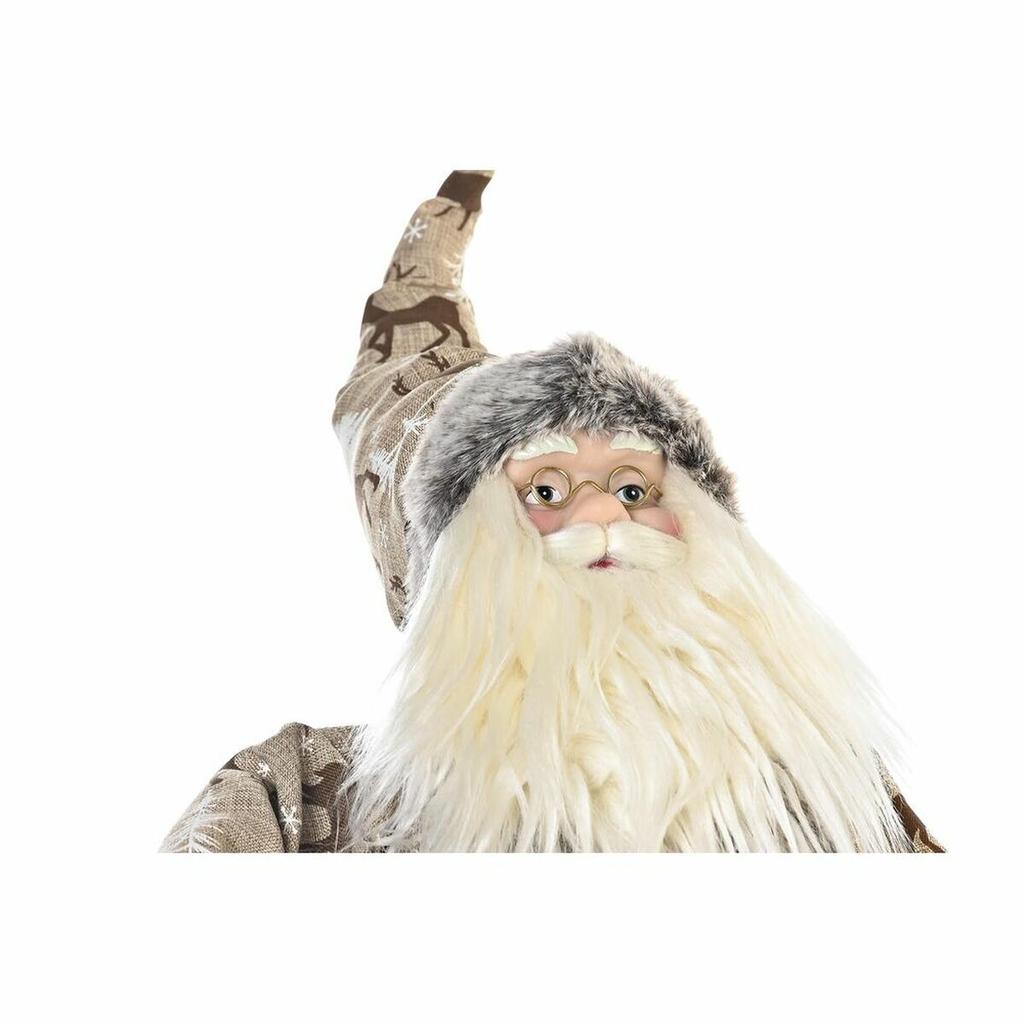 Christmas Bauble DKD Home Decor Red Gray Wood Father Christmas 42 X 22 X 48 Cm