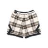 Jordan Varför inte? Retro Sport Snörning Casual Shorts Med Heltryck Rutig Ull Herrshorts Ljus Rödbrun DC3250-104