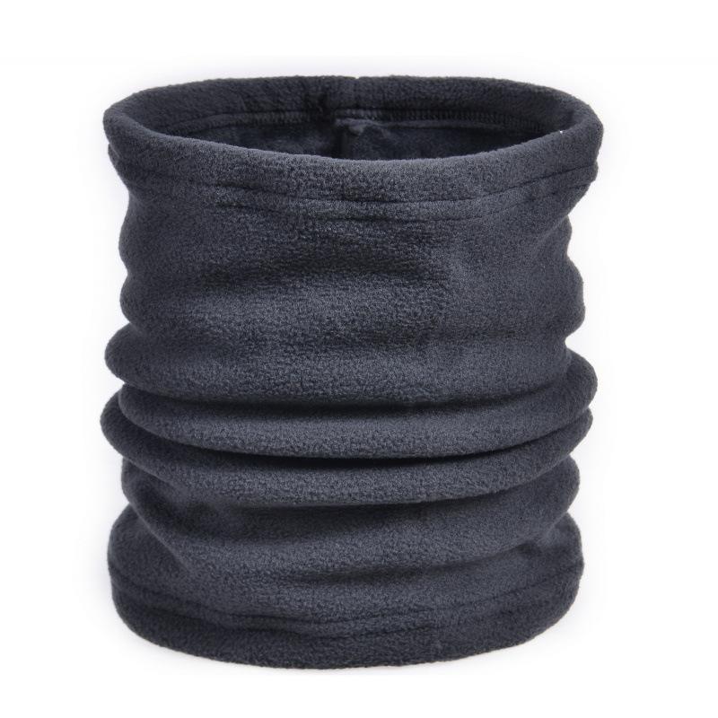 Autumn and winter pullover knitted scarf mask dual-purpose men's and women's warm neck cover riding fleece thickened cervical spine cover