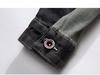2025 Men's Plus Size Casual Denim Jacket: Trendy Patchwork, Loose Fit