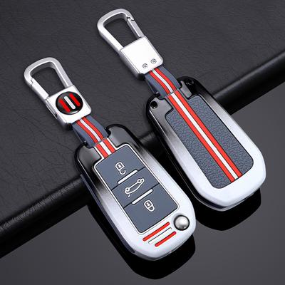 For Peugeot 208 2008 301 308 3008 RCZ 508 408 307 Case For C3 C4 Berlingo New Zinc Alloy Flip Folding Key Fob Cover