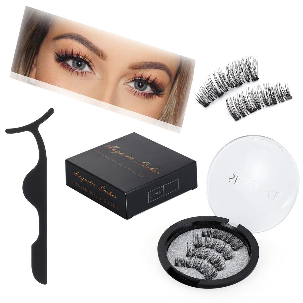 Needd Magnetic Lashes Without Eyeliner Fourfold Ultra Thin Magnets Magnetic False Eyelashes