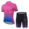 Men Women Cycling Jersey Shorts Set Quick Dry Breathable Mountain Bike Outfit Season