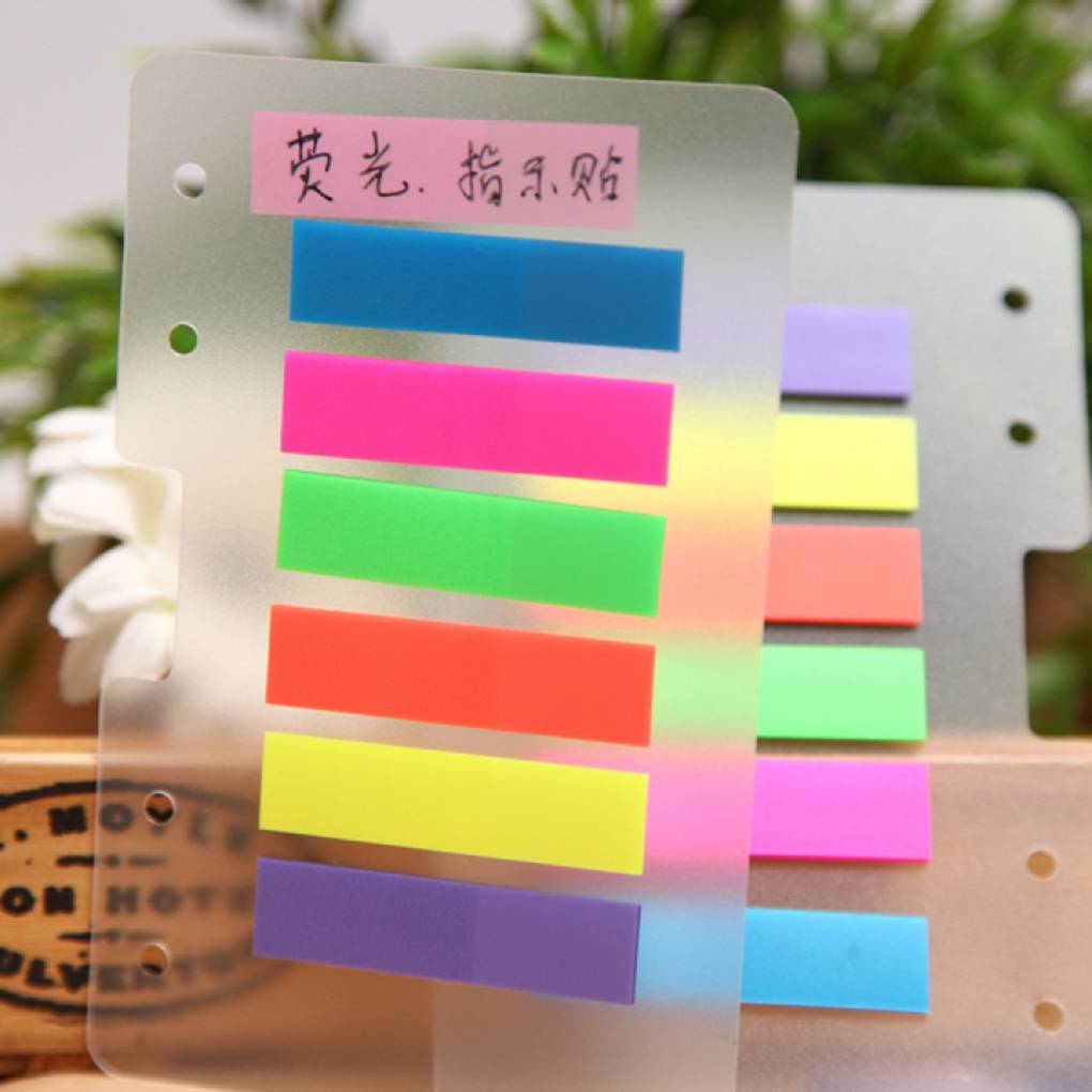 PET Memo Pad Notepad Stationery Notes Sticker Office Supplies Student Gifts