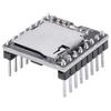 DFPlayer Mini MP3 Player Modul TF-Karte U-Disk Mini MP3 DF Player Audio Sprachmodul IO/Serielle Schnittstelle/AD MP3-TF-16P für Arduino