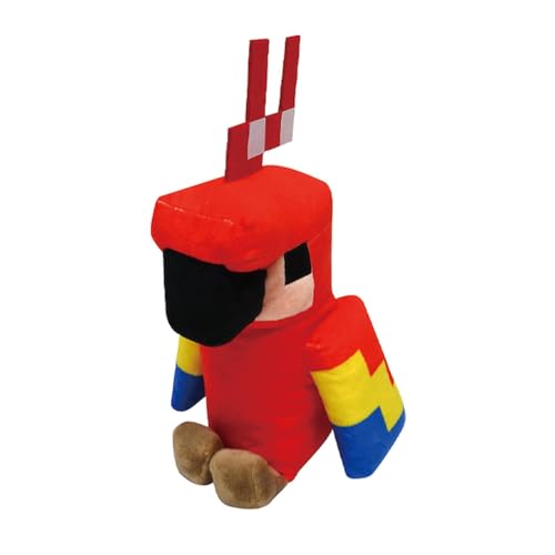 K Company Minecraft Collectible Plush Parrot MCT-CNG11-OM H25.3 x W14 x D15cm