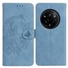 For Realme 14 Pro 5G Case Butterfly Flower Imprinted PU Leather Wallet Stand Phone Cover