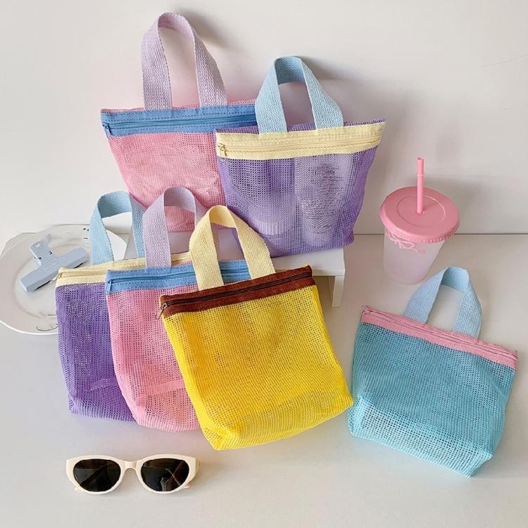 Mesh Shower Caddy Bag Portable Hanging Toiletry Bag with Zipper Toiletry Bag Beach Bag for Travel,Gym,Camping Swimming