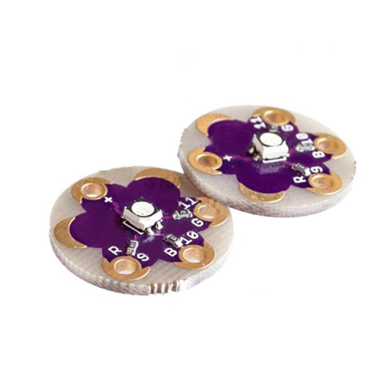 ATmega32U4 ATMEGA328P LilyPad 328 For Arduino DIY Kit Micro USB ATtiny85 LilyTiny Main Board Buzzer WS2812 RGB CR2032 TEMT6000