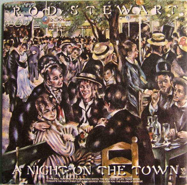 

LP Record ROD STEWART - A Night On The Town RVLP1 Riva 1976 UK Rock Used