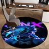 Jinx (League of Legends) Chair mat Round Rug Office carpet, Non slip, Suitable for Living Rooms, Bedrooms Decor 1205531a