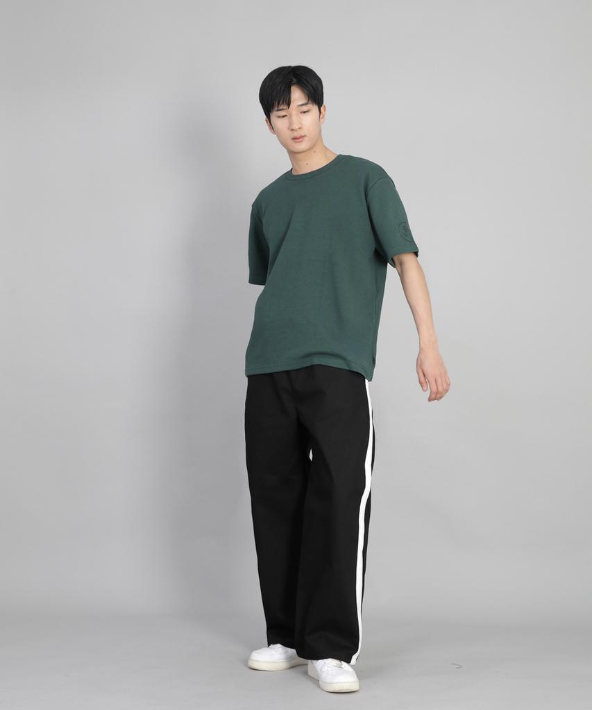 Seinteukeulu White P-Line Ex Wide Pants Plw-341 Black