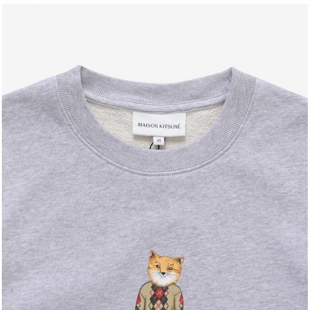 MaiSon KitSune Lw00309km0001 H120 DreSSed Fox Print Women S SweatShirt