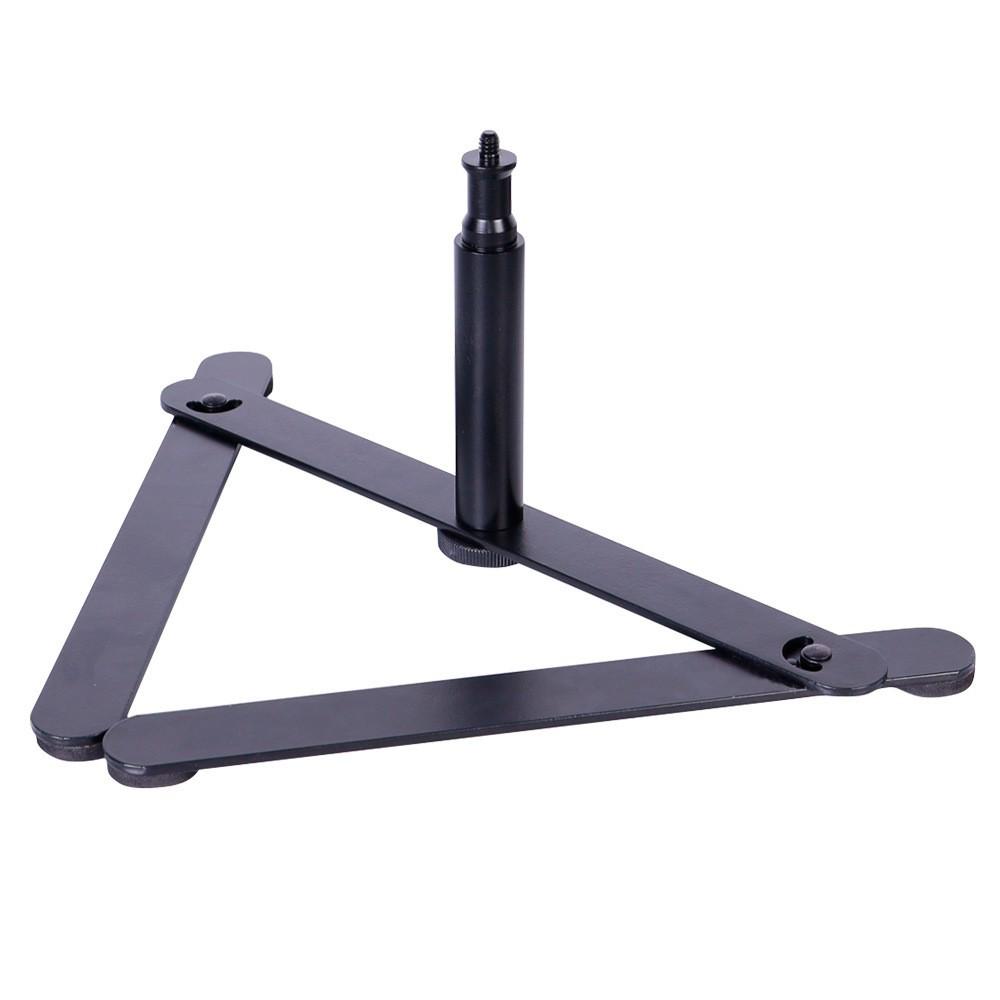 Telescopic Phone Stand with Strong Clamp for Live Broadcasts and Overhead Food Photography, Includes Fill Light