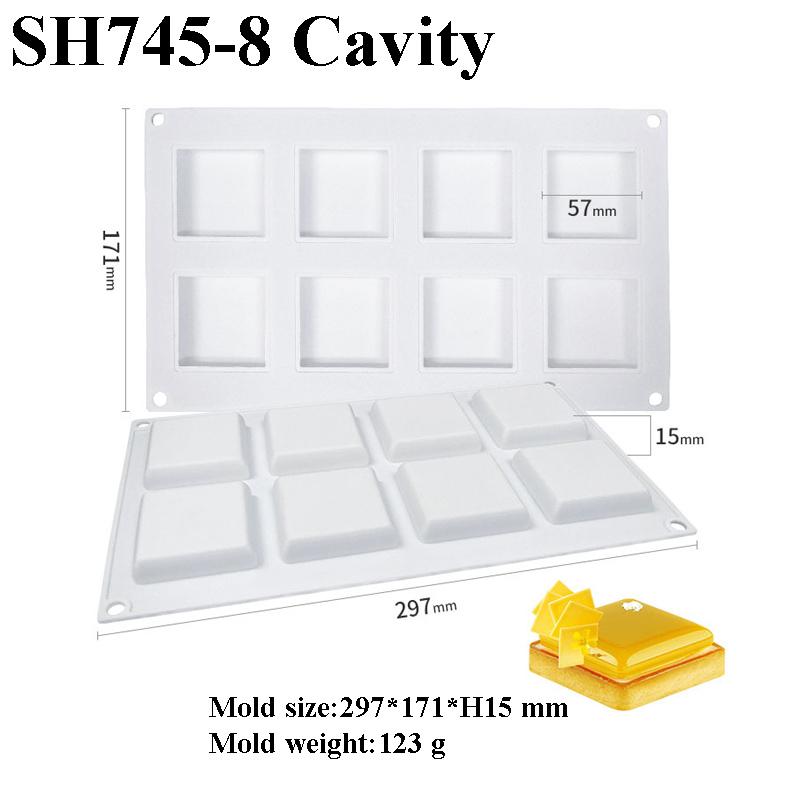 26 Opțiuni Disponibile Cilindric Oblat Cuboid Cub Mousse Desert Forme Silicon Unelte Decorare Tort Forme Ciocolată