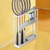 Badminton Racket Holder Tennis Stand Display Easy To Install Multipurpose Organizer Sturdy