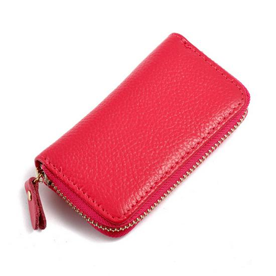 Multifunctional Genuine Leather Men's Card and Key Holder with Women's Coin Purse - Ideal Real Estate Gift