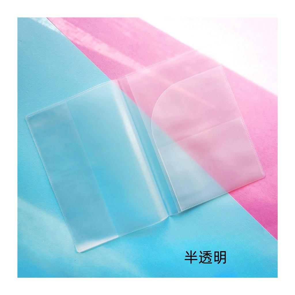 Passport Transparent and Made of Clear PVC and 2 in [HYOJINYO] Case/Cover, Waterproof, (Transparent Translucent, 1)