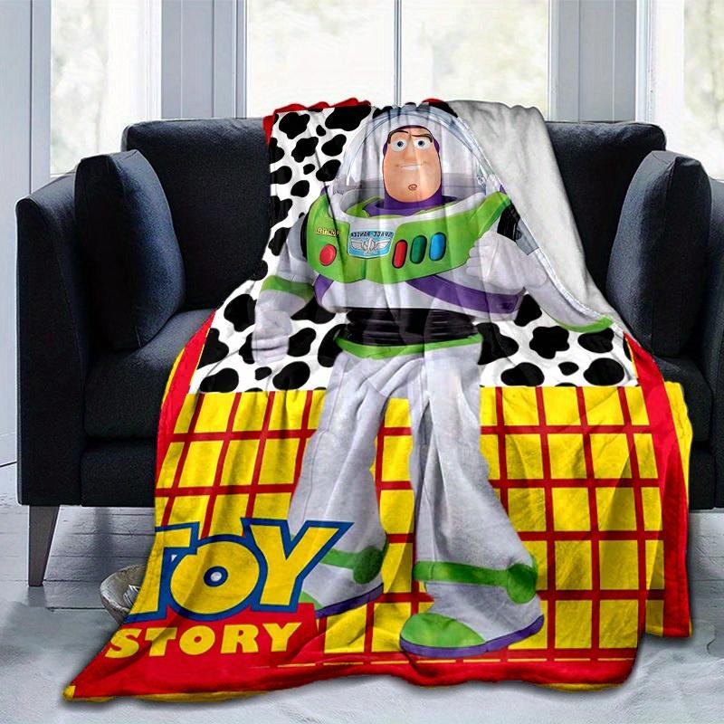1 pezzo, Coperta di Toy Story Buzz Lightyear Space Ranger Arredo Casa, Divano, Esterno, Idea Regalo, Flanella, Camera da Letto, Soggiorno, Viaggio, Campeggio, Uso in Auto