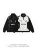 Unisex Retro Racing Half-Zip Sweatshirt - Spring/Autumn Fashion Motorcycle Jacket