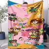 Crayon Shinchan Japanese Kawaii Blanket Soft Comfortable SkinFriendly For Bed Bedroom Dorm Sofa Office Car Lunch Camping Gift