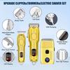 Professional Hair Clippers Electric Razor Shavers Men Rechargeable Clippers and Trimmers Beard Trimmer Barber Kit
