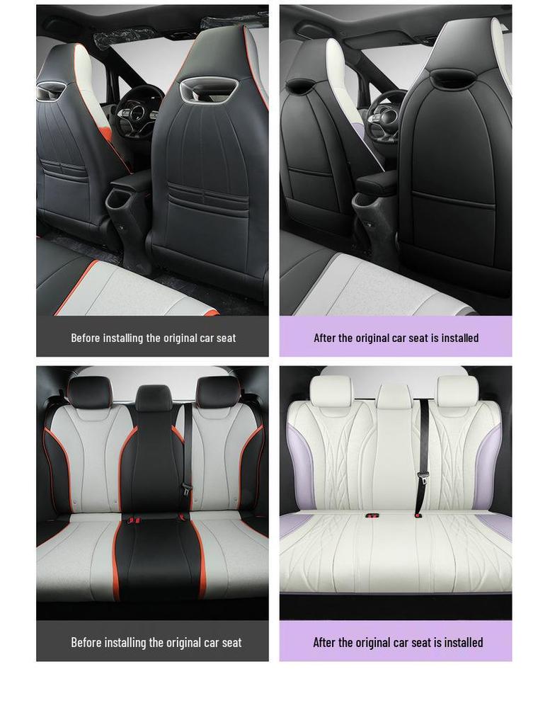 BYD Dolphin All-Season Leather Seat Covers - Full Surround Universal Fit