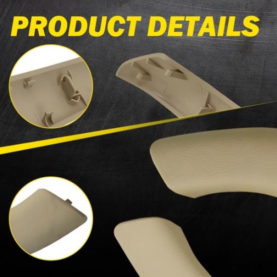 2X Beige Inner Door Pull Handle Cover Trim Fits For BMW X1 X2 F48 F49 2016-