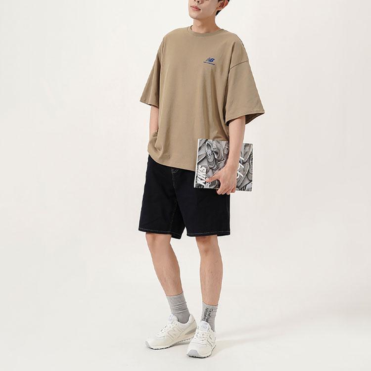 New Balance T Shirt Men's Khaki AMT22391-INC