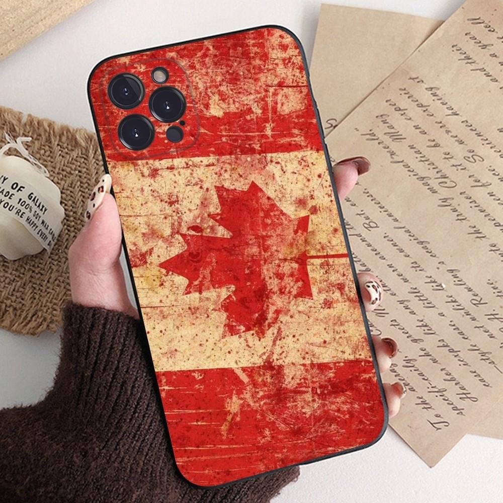 Canada Flag Phone Case For iPhone Samsung Galaxy Redmi Xiaomi Note S A 6 7 8 9 10 11 12 13 14 15 16 20 21 22 23 53 54 Pro Max Plus Ultra TPU Soft