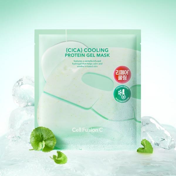 [1+1] Cica Cooling Protein Gel Mask 5 Sheets