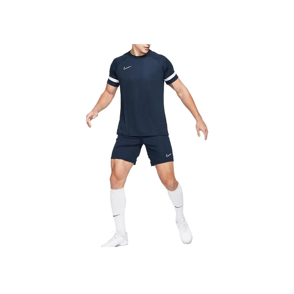 Nike Dri-Fit Academy Comfortable Versatile Simple Fashion Soccer Jersey Men Tops Blue CW6102-451