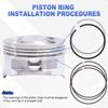 80mm Motorcycle Accessories Engine Piston Rings for Honda ATV TRX300EX A FOURTRAX 300EX 1993-1998 TRX300  TRX 300