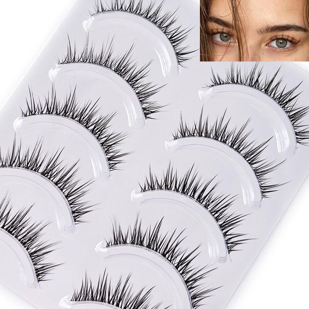 Thai Style Eye Lashes Soft Wispy Eye Makeup Tools 3D Mink False Eyelashes  Eyelashes Extension