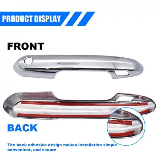 For -2025 Toyota Crown Highlander Car Handle Covers Chrome Keyless Side Door