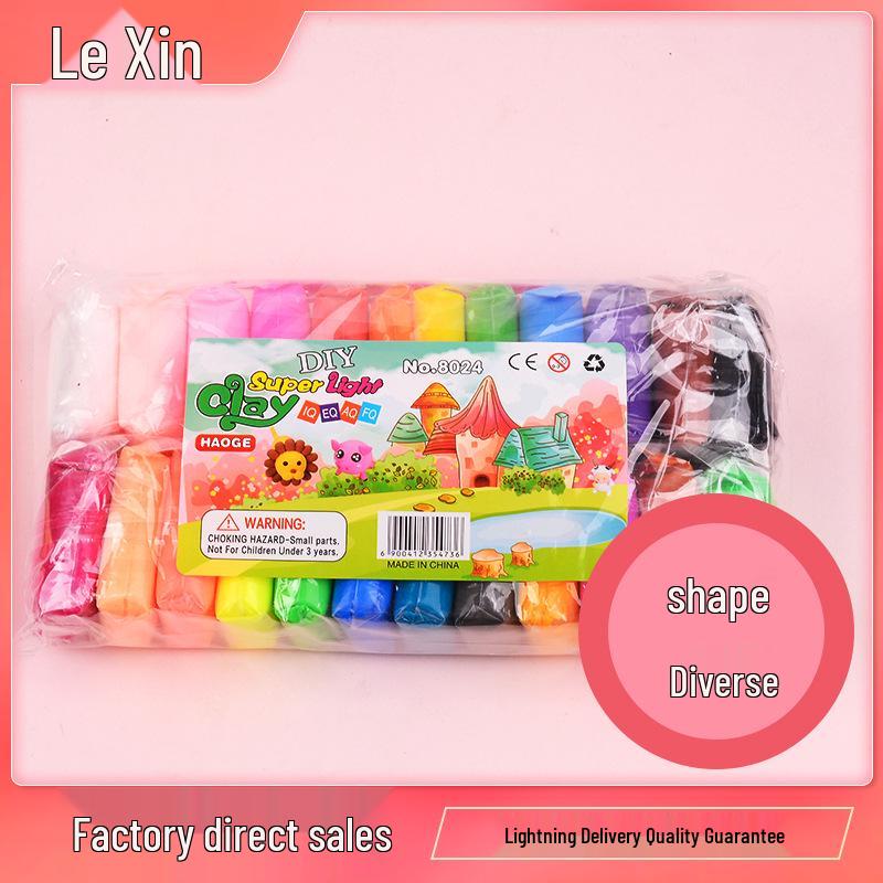 

Super Light Space Clay - 12 or 24 Color Sets for Children s DIY Toys