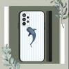Ocean Shark Whale Design Phone Case For Samsung S25,S24,S21,S22,S23,S30,Ultra,S20,Plus,Fe,Lite,5G Black Cover