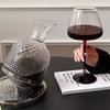 BOLTIFY Crystal Glass 360 Degree Rotating Decanter Drum 1500ml Decanter Wine Dispenser Inflator Mirror Kettle Decoration Gift