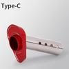 Motorcycle Exhaust Pipe Muffler Modifier K10: Special Triangle Tail, 6 Colors Available.