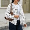 New Polka Dot Long-Sleeve Women's Loose Fashion Casual Jacket
