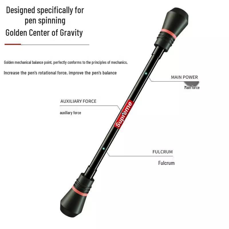 Frosted Spinning Pen for Beginners - Douyin Trend: Easy Finger Play for Students