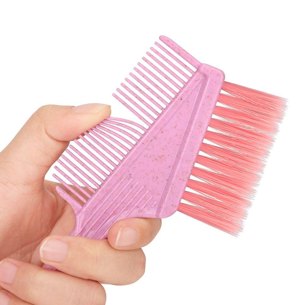 6Pcs 4 Colors Hair Dye Tools Set Hairdressing Mixing Bowl Brush Set  for Stylist