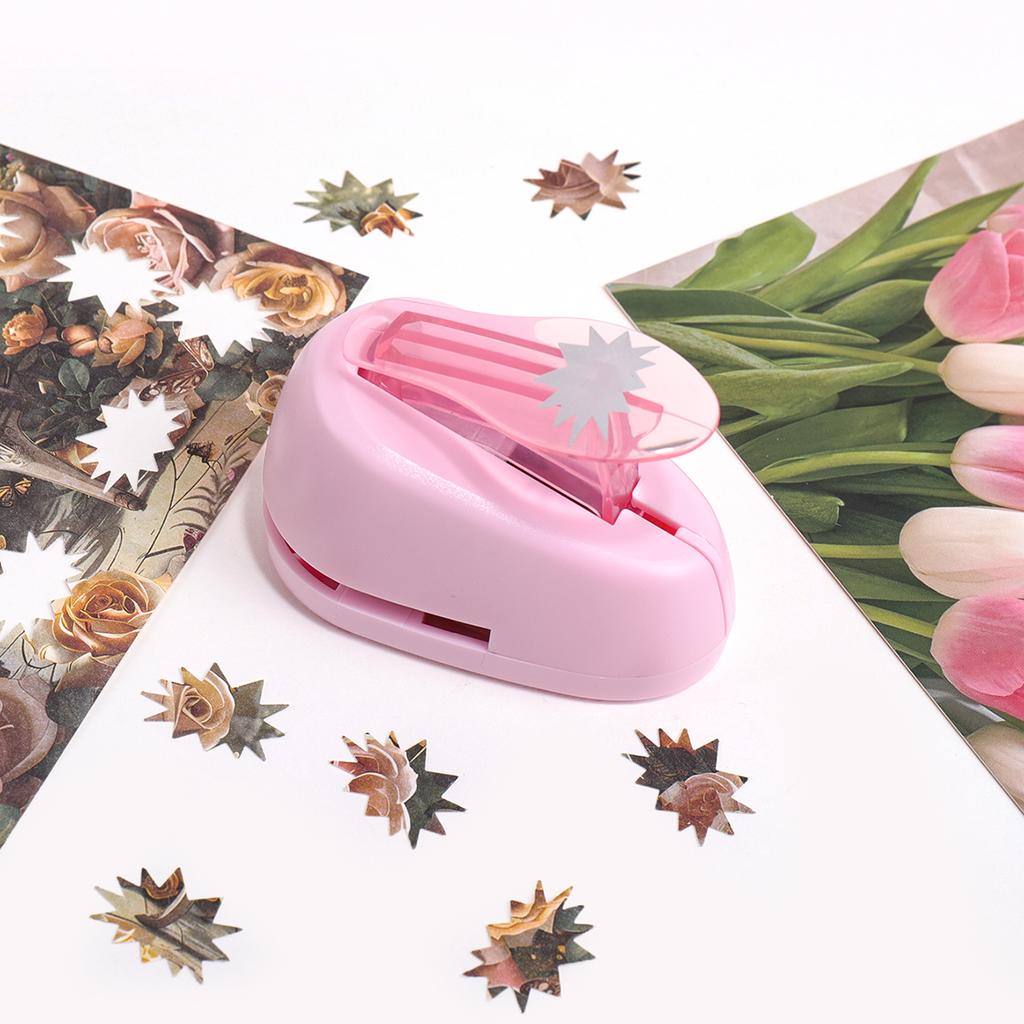 Stamp Shaped Paper Punch, Portable Hole Puncher for Crafts, Scrapbooking Supplies, DIY Card Making & Paper Crafting Tool Gift