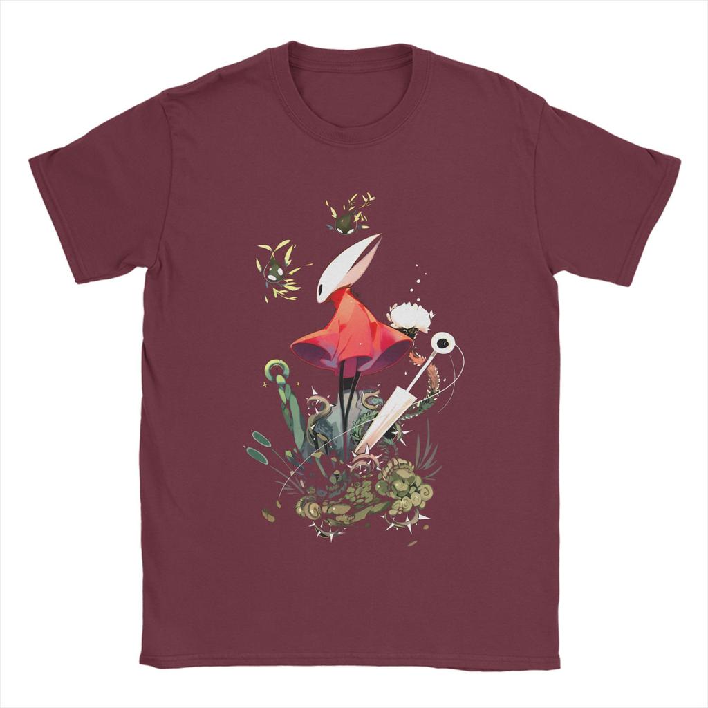 Hollow Knight Spiele T-Shirt Herren Damen 100% Baumwolle Hipster T-Shirt Rundhals T-Shirts Kurzarm Kleidung Neuankömmling