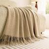 Nordic Retro Knitted Blanket – Perfect for Bedroom, Office, Airplane, or Air Conditioning Use.