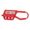 Safety Hasp Lock 3 Holes Design Good Flexibility Small Portable Safer Industrial Nylon Hasp Lock